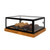 Koolmore KM-BDW-20MUF 20" W Black Squared Glass Full Service Muffin and Cake Display Case