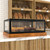Koolmore KM-BDW-20MUF 20" W Black Squared Glass Full Service Muffin and Cake Display Case