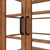 Koolmore KM-BDW-4CUD 25" W Dark-Wood Finish with 3-Tier Tempered-Glass Shelves Upright Bakery Display Case