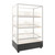 Koolmore KM-FDC-B6 59.5" L Clear Tempered Glass 3-Tier with 6 Baskets Floor Standing Bagel Bakery Display Case - 110 Volts