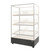 Koolmore KM-FDC-B6 59.5" L Clear Tempered Glass 3-Tier with 6 Baskets Floor Standing Bagel Bakery Display Case - 110 Volts