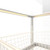 Koolmore KM-FDC-B12 59.5" L Clear Tempered Glass 3-Tier with 12 Baskets Floor Standing Bagel Bakery Display Case - 110 Volts
