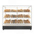 Koolmore KM-FDC-B12 59.5" L Clear Tempered Glass 3-Tier with 12 Baskets Floor Standing Bagel Bakery Display Case - 110 Volts