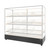 Koolmore KM-FDC-B12 59.5" L Clear Tempered Glass 3-Tier with 12 Baskets Floor Standing Bagel Bakery Display Case - 110 Volts