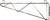 Omcan USA 47509 121" Chrome Wall Bracket