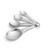 TableCraft Products 721 4 Pieces Stainless Steel Measuring Spoon Set