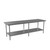 Atosa ST3684EC Mixrite 84" W x 36" D Stainless Steel 18 Gauge Adjustable Undershelf and Legs Work Table
