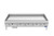 Atosa ATG-6024-C CookRite 60" W Stainless Steel Liquid Propane 5 Burners Chrome Plated Griddle - 150,000 BTU