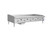 Atosa ATG-6024-C CookRite 60" W Stainless Steel Natural Gas 5 Burners Chrome Plated Griddle - 150,000 BTU