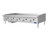 Atosa ATG-6024-C CookRite 60" W Stainless Steel Natural Gas 5 Burners Chrome Plated Griddle - 150,000 BTU