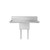 Atosa SS2424F11D24 72" W 18 Ga 304 Stainless Steel with Left and Right Drainboards One Compartment Sink