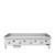 Atosa ATG-4824-C CookRite 48" W Stainless Steel Natural Gas 4 Burners Chrome Plated Griddle - 120,000 BTU