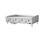 Atosa ATG-4824-C CookRite 48" W Stainless Steel Natural Gas 4 Burners Chrome Plated Griddle - 120,000 BTU