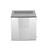 Atosa YRS0350A-161 350 Lbs. Production Capacity Stainless Steel Air Cooled Half Dice Cubes Ice Machine - 115 Volts