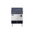 Atosa YRU0280A-161 280 Lbs. Production Capacity Stainless Steel Air Cooled Half Dice Cubes Ice Machine - 115 Volts