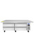Atosa MGF8464GR 76" W Stainless Steel 4 Drawers Chef Base Freezer - 115 Volts