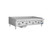 Atosa ATG-4824-S CookRite 48" W Stainless Steel Liquid Propane 4 Burnes Steel Griddle - 120,000 BTU