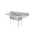 Atosa SS1818D21D18 72" W 18 Ga 304 Stainless Steel with Left and Right Drainboards Two Compartment Sinks