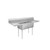 Atosa SS1818D21D18 72" W 18 Ga 304 Stainless Steel with Left and Right Drainboards Two Compartment Sinks