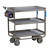 Lakeside 173670 40.75" W Stainless Steel 3 Shelves Utility Cart with Push Handles