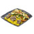 TableCraft Products 10022 11 3/4" W x 11 1/2" D Square Barnwood Pattern Melamine Serving Tray