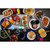 TableCraft Products 80014  9 3/8" W x 7" D x 2" H Rectangular Vitreous Porcelain Enamel Coated Steel Creamy White With Black Rim Enamelware Collection Serving Pan