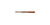 Omcan USA 80002 7.94" x 1.25" Stainless Steel Blade with Wood Handle Bakery Spatula