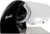 Omcan USA 47113 9.08" Dia. Black Electric Horizontal Home Line 250 Meat Slicer - 115 Volts