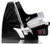 Omcan USA 47113 9.08" Dia. Black Electric Horizontal Home Line 250 Meat Slicer - 115 Volts