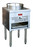 Omcan USA 47685 1 Burner Stainless Steel Liquid Propane Wok Range - 95,000 BTU
