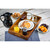 TableCraft Products 80013 7 3/4" W x 5 3/4" D x 1 3/4" H Rectangular Vitreous Porcelain Enamel Coated Steel Creamy White With Black Rim Enamelware Collection Serving Pan