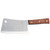 Omcan USA 10560 8" Stainless Steel Wood Handle Cleaver