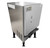 Omcan USA 47773 33.1 Lbs. Ice Storage Stainless Steel Exterior with Black Trim Ice Maker with Bin - 115 Volts