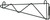 Omcan USA 47508 21" Black Epoxy Wall Bracket