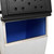 Omcan USA 46452 30" W Stainless Steel Cube Style Ice Maker with Bin - 500 Lbs.