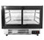 Omcan USA 48887 37" W Stainless Steel 2 Shelves Refrigerated Showcase - 110-120 Volts