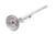 Omcan USA 47200 1" W 0 to 220 Degrees Fahrenheit Dial Pocket Thermometer