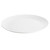 TableCraft Products 10496 13 1/8" White Round Melamine Pulito Collection Platter