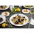 TableCraft Products 10496 13 1/8" White Round Melamine Pulito Collection Platter