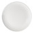 TableCraft Products 10496 13 1/8" White Round Melamine Pulito Collection Platter