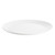 TableCraft Products 10496 13 1/8" White Round Melamine Pulito Collection Platter