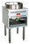 Omcan USA 47687 1 Burner Stainless Steel Liquid Propane Wok Range - 125,000 BTU
