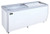 Omcan USA 46730 20 Cu. Ft. All White Exterior Ice Cream Display Chest Freezer - 115 Volts