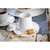 TableCraft Products 10515 6" White Round Melamine Pulito Collection Side Plate