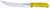 Omcan USA 12326 8" Stainless Steel Yellow Handle Curved Breaking Knife