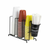 Dispense-Rite WR-3 3 Section Black Wire Rack Lid and Cup Organizer