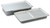 Vollrath 68010 10 3/8"W x 12 3/4"D 1/2 Size Aluminum Solid Flat Handle Formed Cover-All
