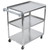 Vollrath 97126 Stainless Stel 3 Shelf Utility Cart - 30 7/8"L x 17 3/4"W x 33 3/4"H 13 13/16"