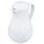 Vollrath 52124 10 Oz. White Plastic Tilt & Pour SwirlServe Beverage Server