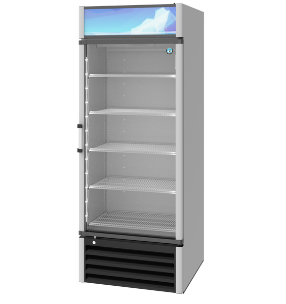 HOSHIZAKI ガラス扉冷蔵庫 RM-45-SD-HC-BLK, Refrigerator, Two Section Glass Door Merchandiser